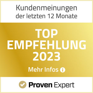 Proven Expert Top-Empfehlung 2023