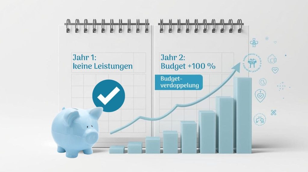 Budgetverdoppelung in der betrieblichen Krankenversicherung